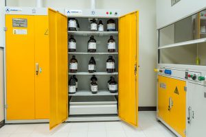 Chemical storage cabinet